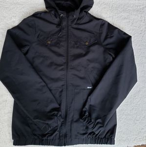 Volcom "Enemy Lines Windbreaker" Hood Black  Small